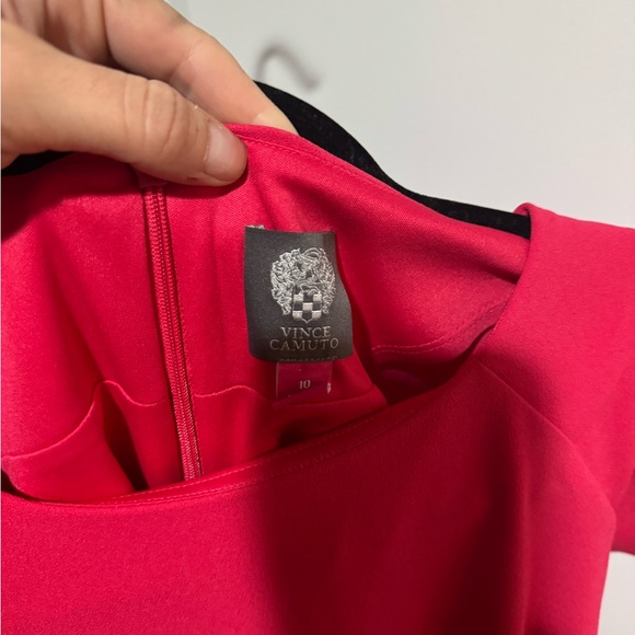 Chic Red Ruffle Sleeve Dress - Picture 4 of 6